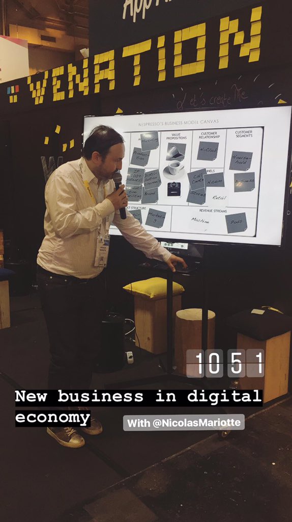 "The startups cemetries are full with good ideas but empty of real customer solution" - Nicolas Mariotte on new business model for the digital economy <a href="/WeDigitalGardn/">WeDigitalGarden</a> #WeAreWenation