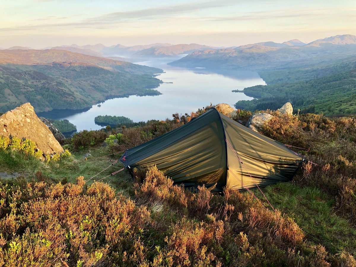 Stunning morning #Trossachs #lochkatrine