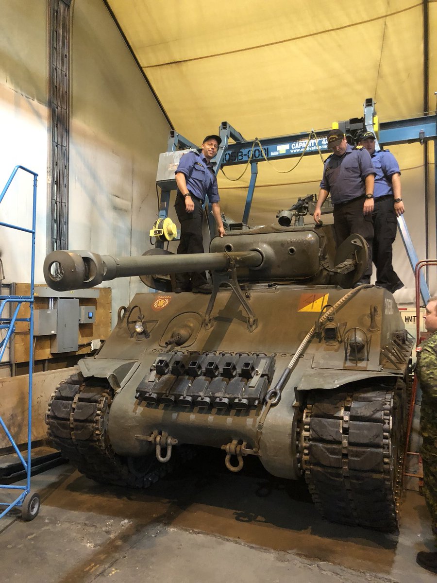 Sailors from HMCS Edmonton on a namesake city visit drop by the <a href="/LdSHRC/">LdSH(RC) Regtl Society</a> to view armoured recce vehicles and tanks.  These things make submarines look luxurious.  Great day learning about other parts of the CAF family.