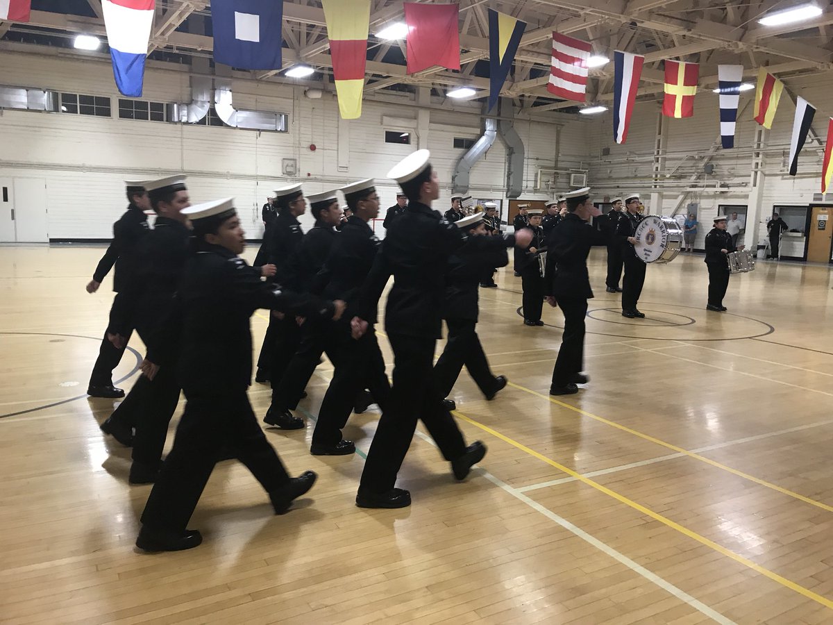 HMCS Edmonton drops by RCSCC Warrior in Edmonton to chat about recent adventures and opportunities in the Navy.   Great questions and a match past in preparation for heir annual inspection this weekend.  <a href="/WarriorSeaCadet/">27 RCSCC Warrior</a>