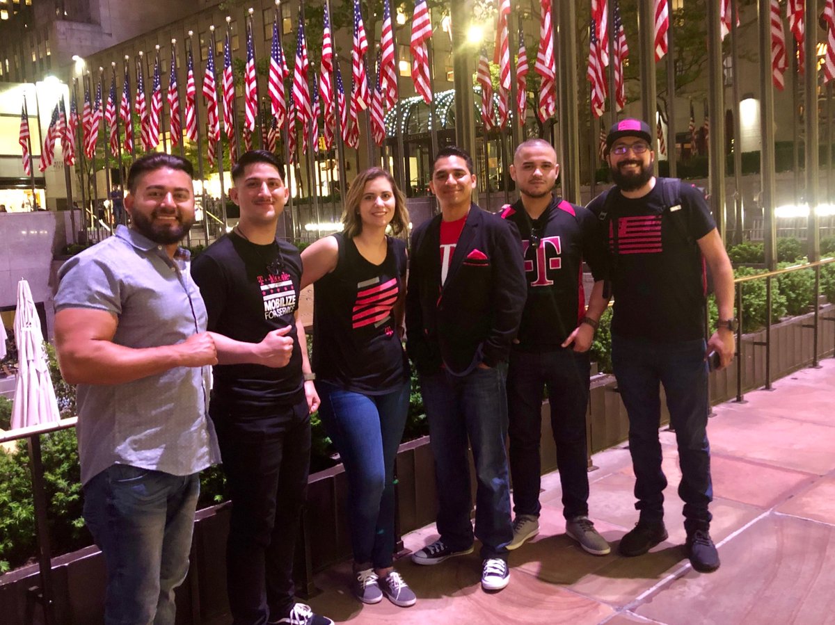 Great to spend dinner last night with these amazing military veterans and spouses that I’m honored to work with <a href="/TMobile/">T-Mobile</a>. Thank you all for coming into NYC!