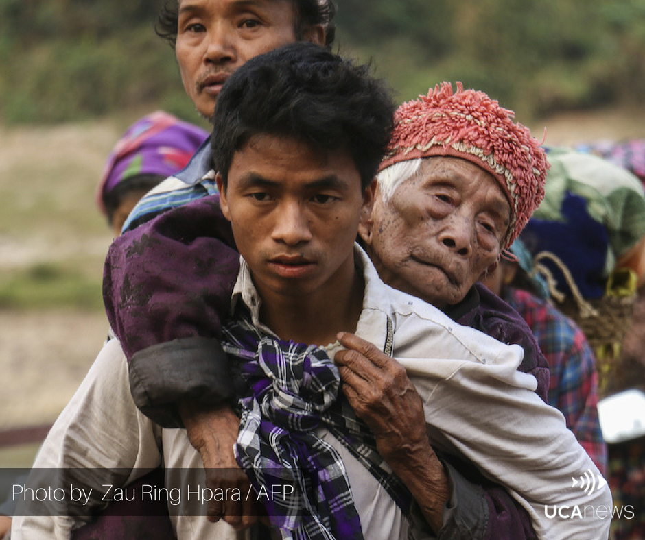 LICASnews's tweet photo. "In the current situation, we can't go back to our homes as Myanmar's military has reinforced its troops in #Kachin" https://t.co/2APDZafm1p #ucanews #thereforthevoiceless #conflict #Myanmar @Johnzaw @MyMissionReview @UNHumanRights @MSF @UNmigration @UNICEF @OpKachin https://t.co/9ja0O6uNUR