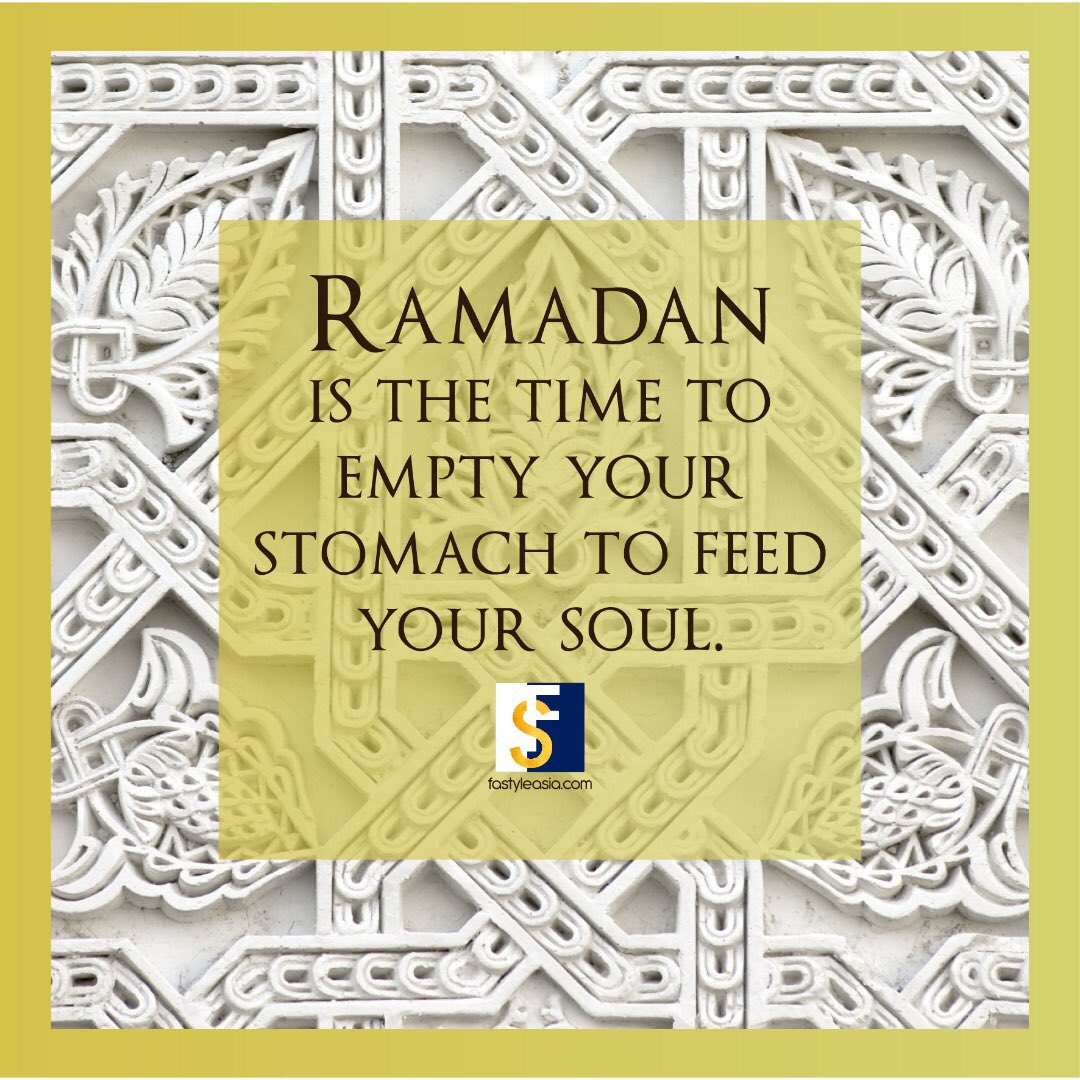 fastyleasia's tweet photo. “Have you ever wondered why we’re so happy in Ramadan? Because we do what we’re created to do.” - Sh. Alaa Elsayed #Ramadan2018 https://t.co/qn0B8fxJCM