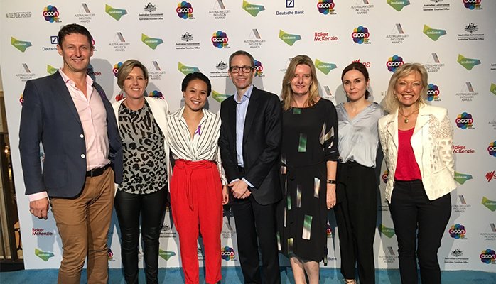 TRAUS's tweet photo. We're proud to have attended the 2018 Australian #LGBTI Inclusion Awards where Thomson Reuters was recognised with a bronze employer award! #AWEI2018! @PrideDiversity https://t.co/RHxFN01KcV