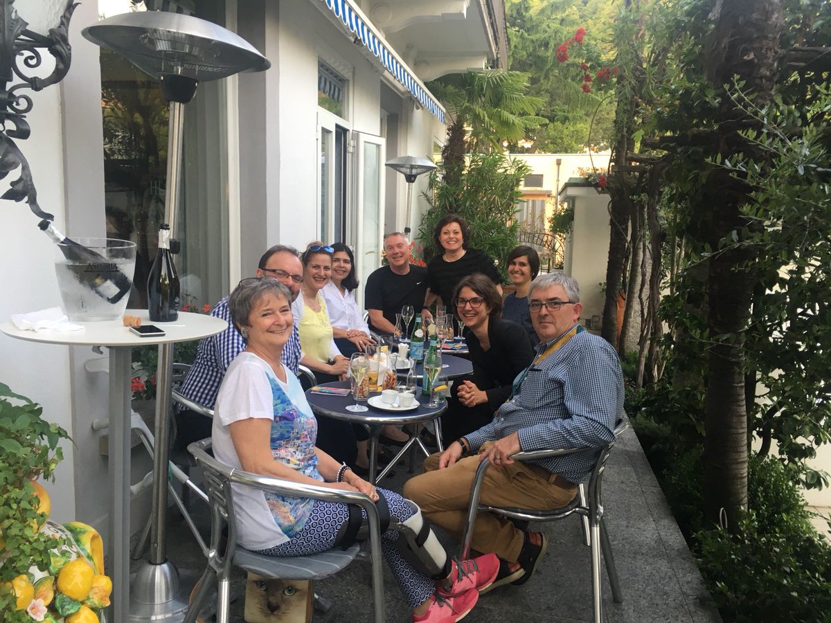 First Apero yesterday evening... with <a href="/hillnetworks/">Matthew Hill</a>, EuRA &amp; ICF Lugano chapter representatives.
