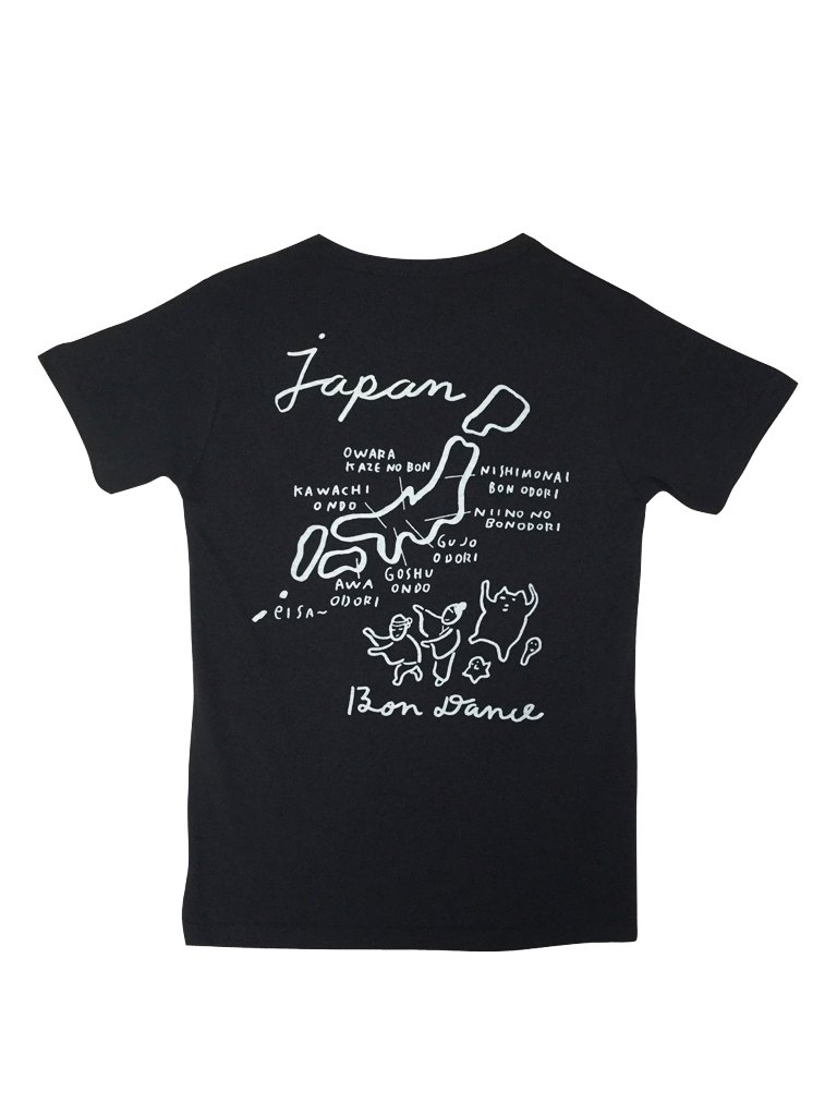 「Tシャツいろいろです。ソーダ、チューハイ、盆踊りマップ、餃子の皮。https:/」|スケラッコのイラスト