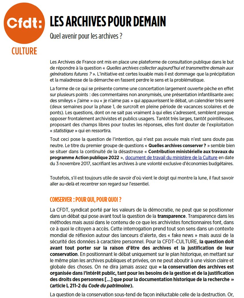 CFDT-CULTURE A vos côtés au quotidien tweet media