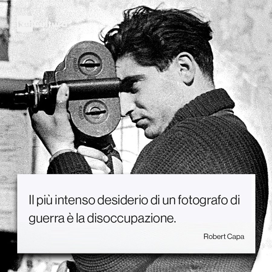 RaiCultura's tweet photo. Ricorre oggi l'anniversario della morte di #RobertCapa. Fotografo di fama mondiale, ha documentato conflitti come la guerra civile spagnola, la seconda guerra sino-giapponese e la seconda guerra mondiale. #25maggio
Per approfondire:
https://t.co/mu59orxsIu https://t.co/Pqem2jKJEm