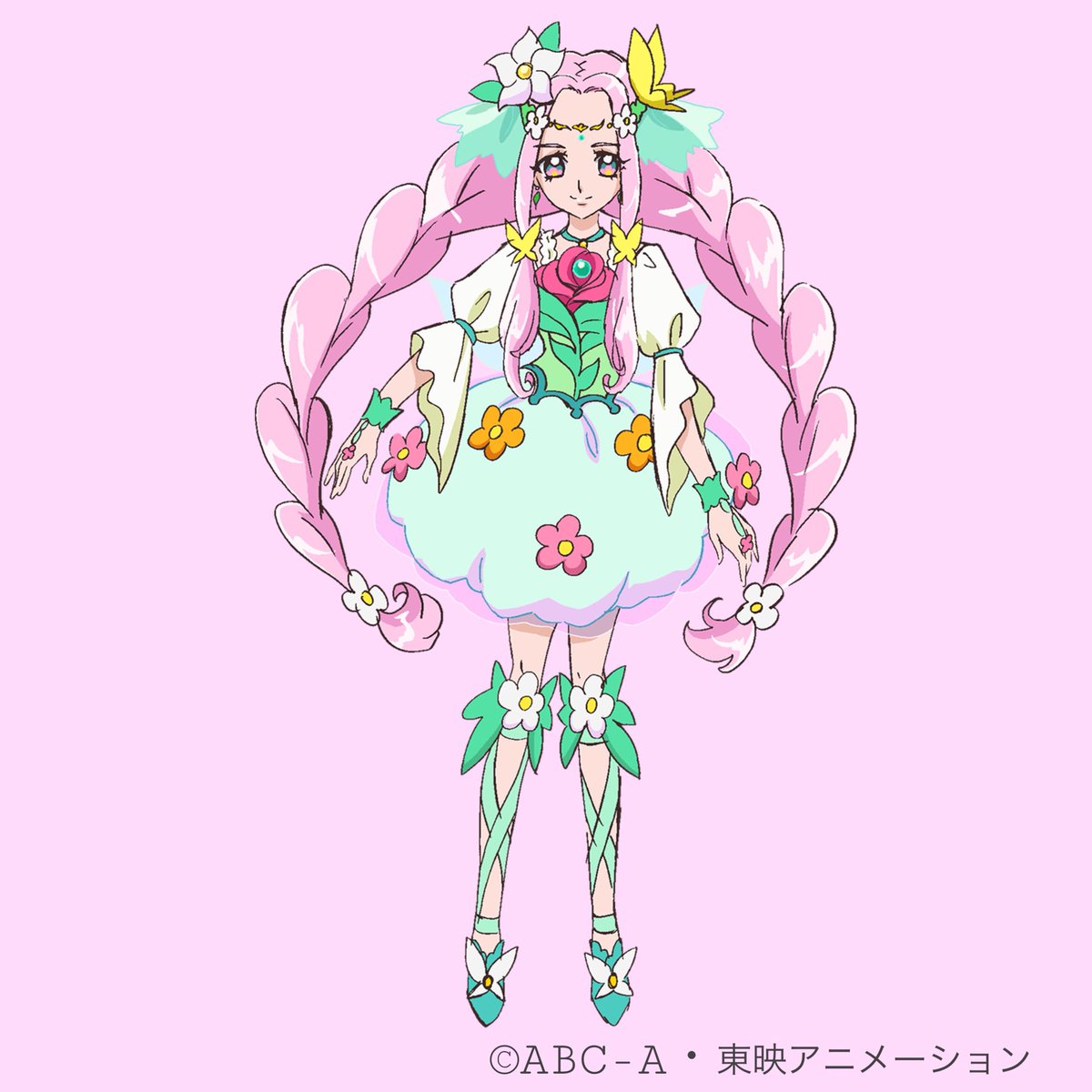 声ガール 公式 V Twitter プリキュアおさらい 44 キュアフェリーチェ 花海ことは 声 早見沙織 Hayami Official 魔法つかいプリキュア リンクルスマホン から生まれた妖精の女の子で ３人目のプリキュアとなる みらいたちに育てられたため