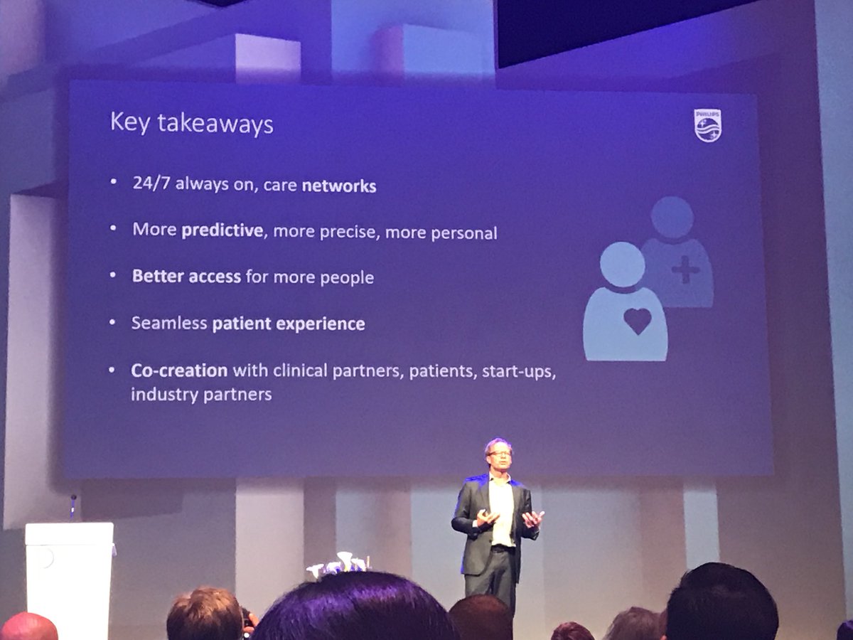 RebeccaBartel's tweet photo. Fantastic presentation from @jeroentas  @PhilipsHealth on #integratedcare #ICIC18 https://t.co/7AdAgihC4R