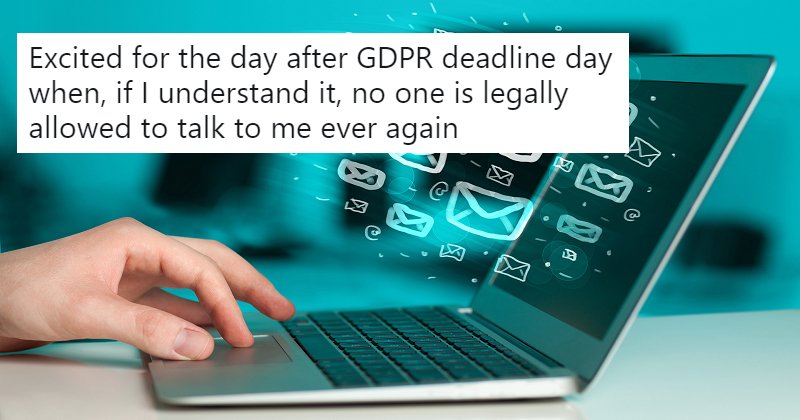 I sent a #GDPR mail because this #girlboss respects your data... but you should also read this for some light relief from compliance fun! Happy #GDPRday y'all 🙌thepoke.co.uk/2018/05/17/the…