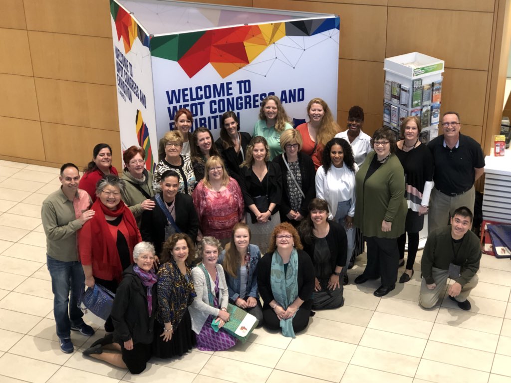 loralwoo's tweet photo. OT practitioners from USA @wfot2018congress @aota #aota https://t.co/9i4sQSwtN1