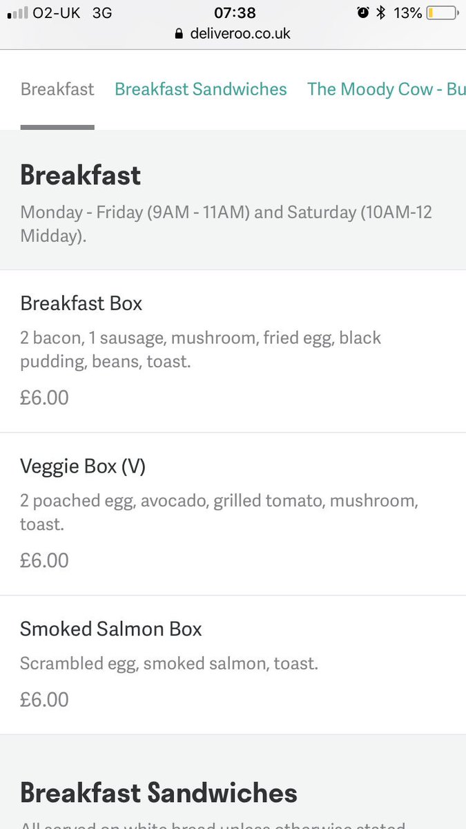 Don’t fancy battling against the rain this morning for your #breakfast? Did you know we’ve partnered up with <a href="/Deliveroo/">Deliveroo</a> so you don’t have to!