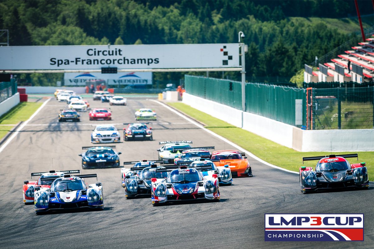 LMP3cup's tweet photo. Looking ahead to rounds 5 & 6 Spa Francorchamps with some close action from last year! π #FlashbackFriday #LMP3Cup #PrototypeRacing https://t.co/13aS0UHGpo