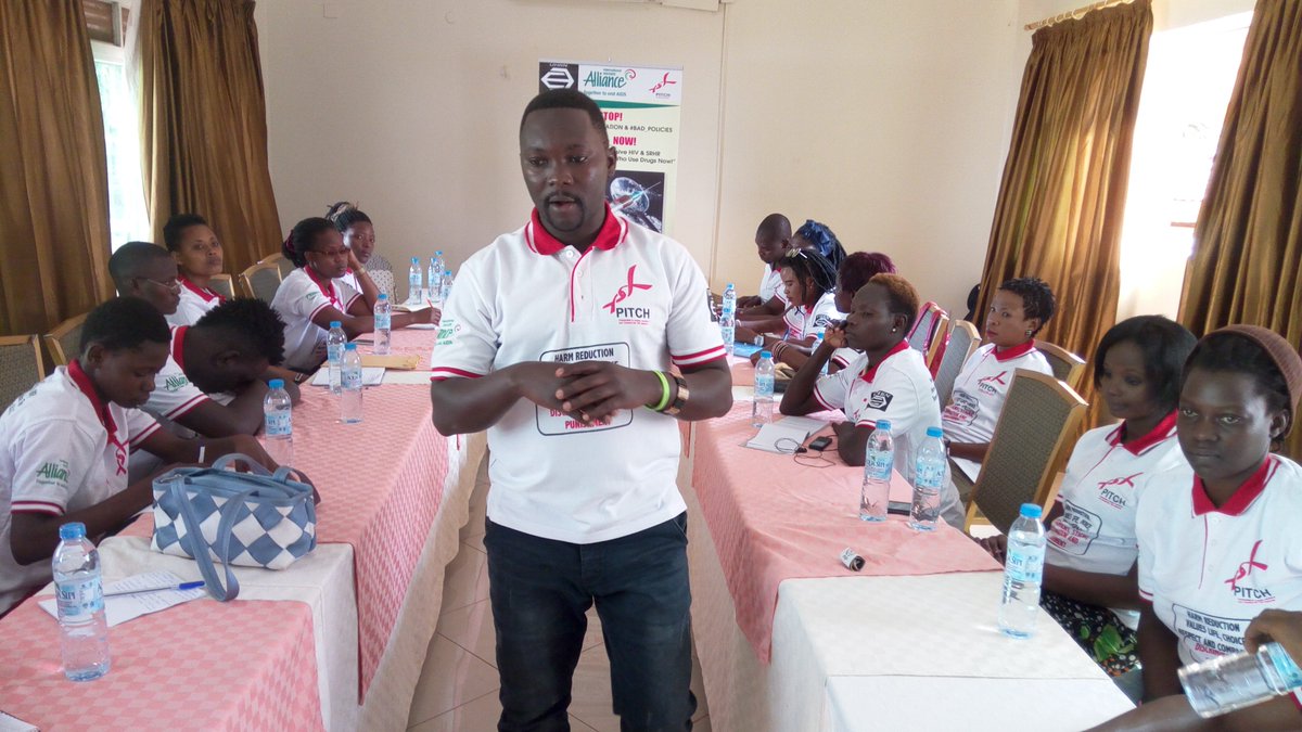 uhruganda's tweet photo. Engaging #Harm_Reduction Champions to scale up Accessibility and Availability to safe and clean Needles to communities of #PWID through the #PITCH_Project, @uhruganda @theaidsalliance https://t.co/7zGqmZOb5z