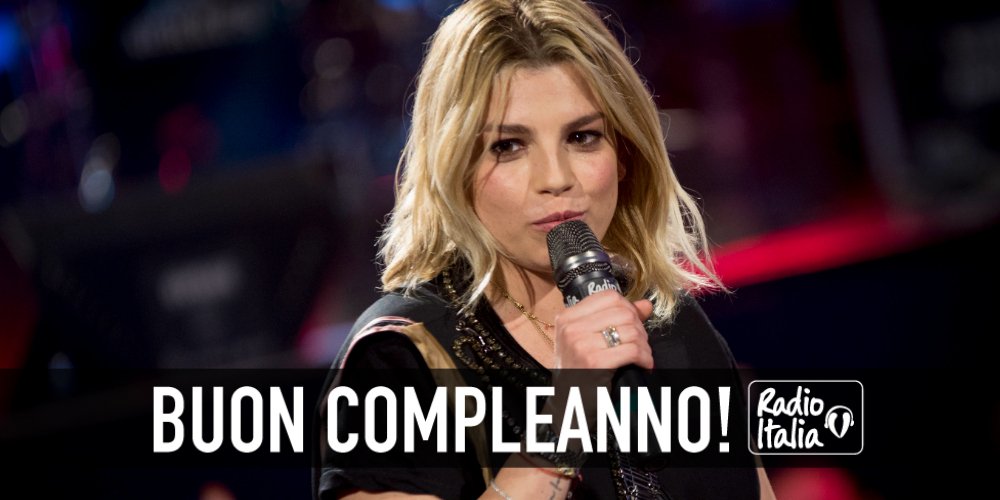 RadioItalia's tweet photo. Tanti auguri @MarroneEmma 🎂 https://t.co/bOxSJg7of3