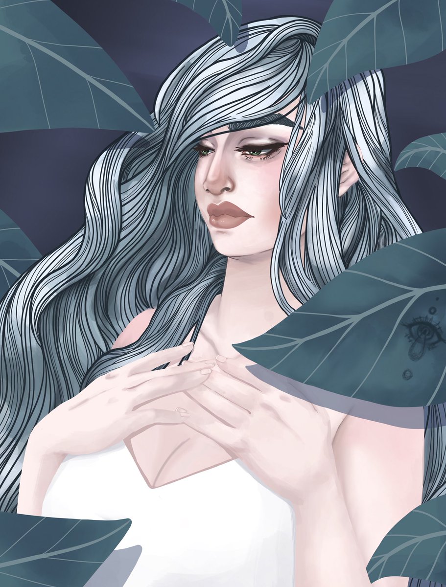 She_Saw_Rain's tweet photo. Resting Solitude

#illustrator #art #artist #digitalart #drawing #figure #figuredrawing #portrait #illustration #hair #plants #lineart #color #procreate #visualart https://t.co/TbsQsVmVV5