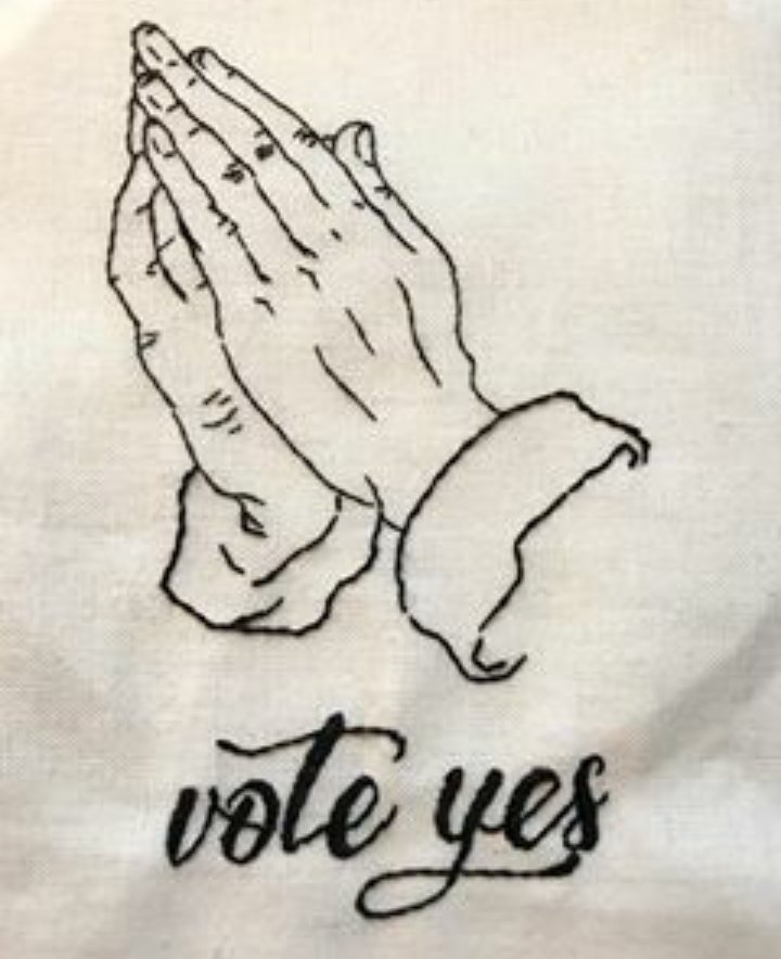 TODAY IS THE DAY.A HUGE THANK YOU TO EVERYONE WHO CAMPAIGNED FOR THIS.  Embroidery by <a href="/dominowhisker/">dominowhisker</a>