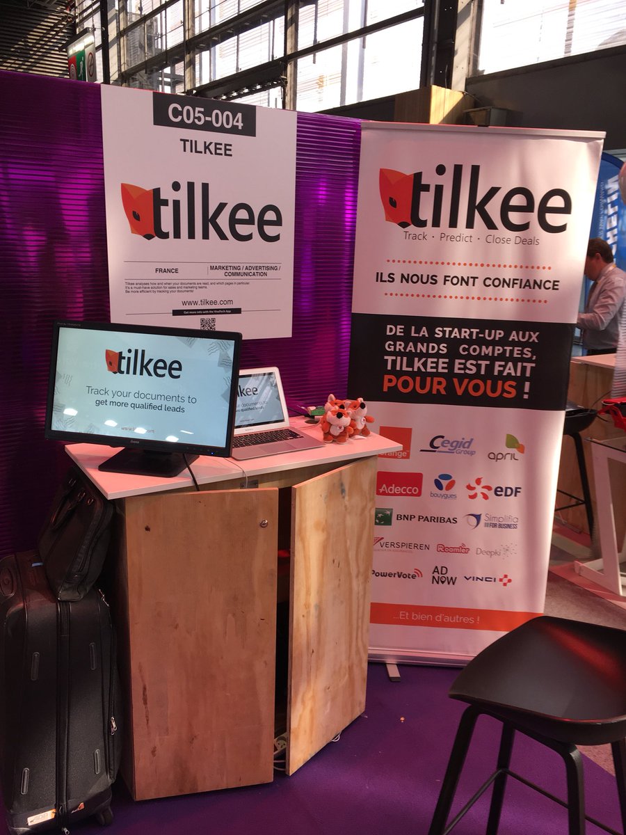 LucaDeguerry's tweet image. 🦊 on vous attend sur le stand Startup Village de @Michelin 🙂. #Vivatechnology2018 #VivaTech @tilkeeapp @sylvaintillon 🦊