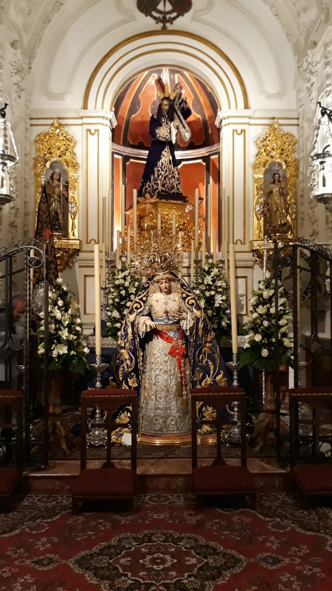 Cofradiaelrico's tweet photo. Besamanos de nuestra sagrada titular. De 9 a 13 y de 18 a 21 horas. https://t.co/YNahJOidWL
