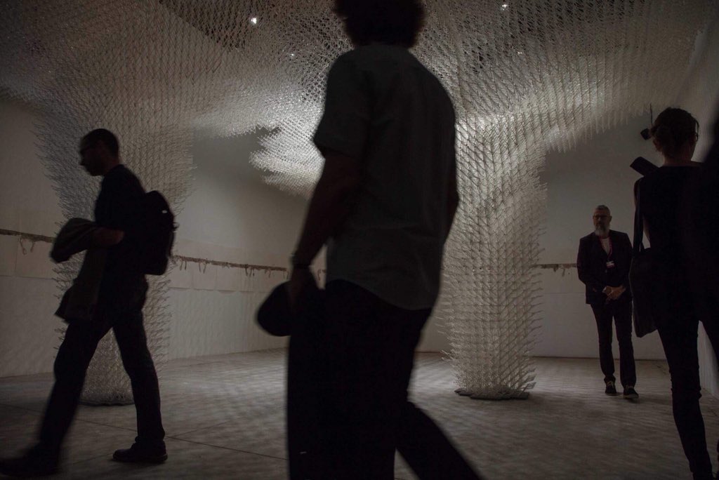 Cloud Pergola is opening in a few hours! Join us at Arsenale di Venezia at 1.30pm for the opening of the Croatian Pavillion.
<a href="/la_Biennale/">La Biennale di Venezia</a> #BiennaleArchitettura2018 #CloudPergola photo: <a href="/luke_hayes/">Luke Hayes</a>