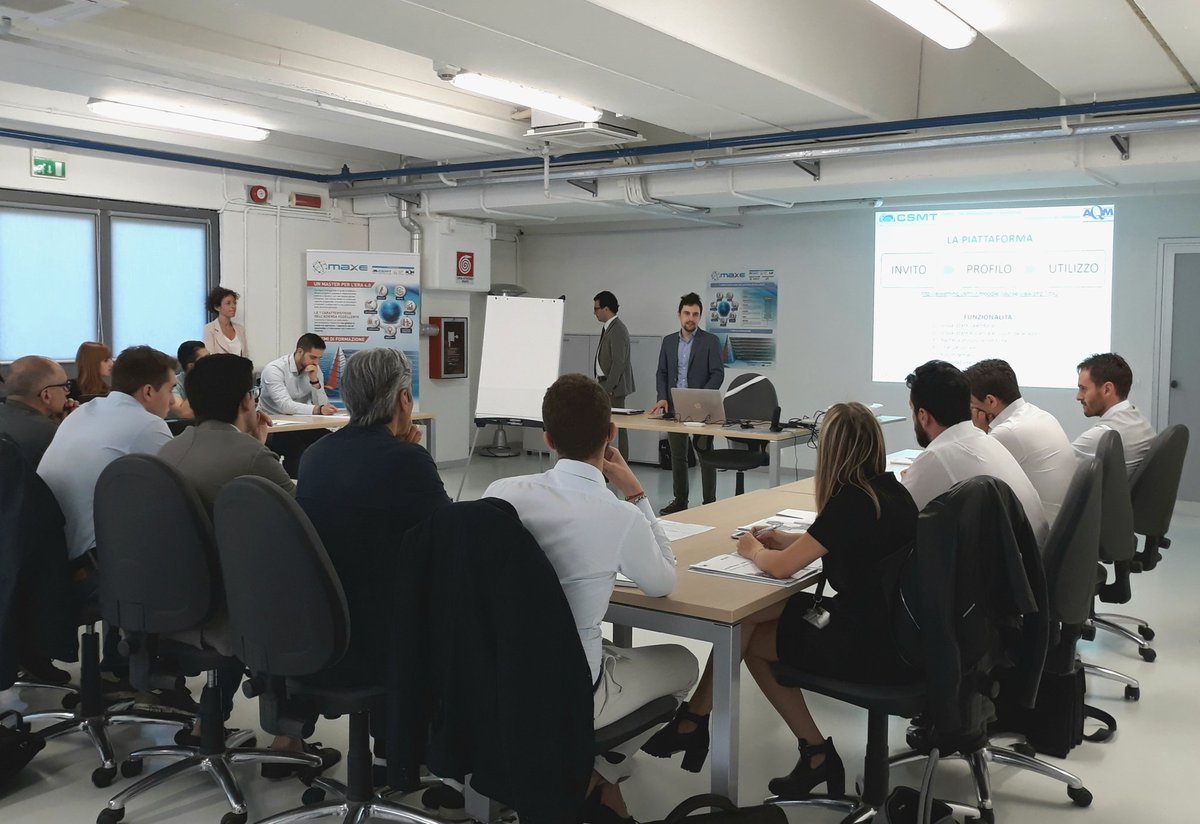 CSMThub's tweet photo. Avviata in @CSMTgestione la seconda edizione di #MAXE Manager per l'Eccellenza!
16 iscritti pronti a diventare i nuovi Manager 4.0
#maxe #operationmanager #strategicmanager #manager40 #industria40 #mastertecnico #aziendaeccellente #responsabilitàsociale #impresasostenibile https://t.co/yitBwfd1nz