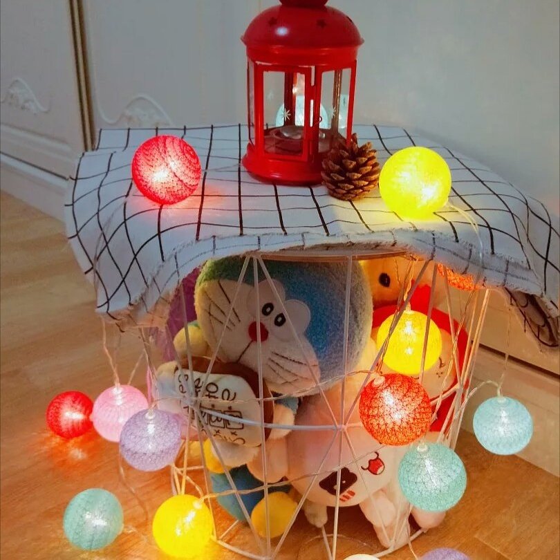 nbakilight's tweet image. colorful #cottonball #ledfairystring #ledstringlights #homedecorlights #Akilight