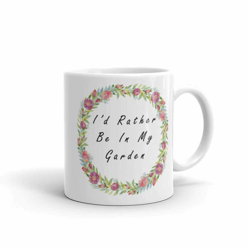 Excited to share the latest addition to my #etsy shop: Rather Be In My Garden Mug #housewares #ceramic #flowermug #flowerlovergift #gardenergift #gardeninggifts #gardeningmugs #plantmug #etsyfinds #etsylove  etsy.me/2J5Tc2h