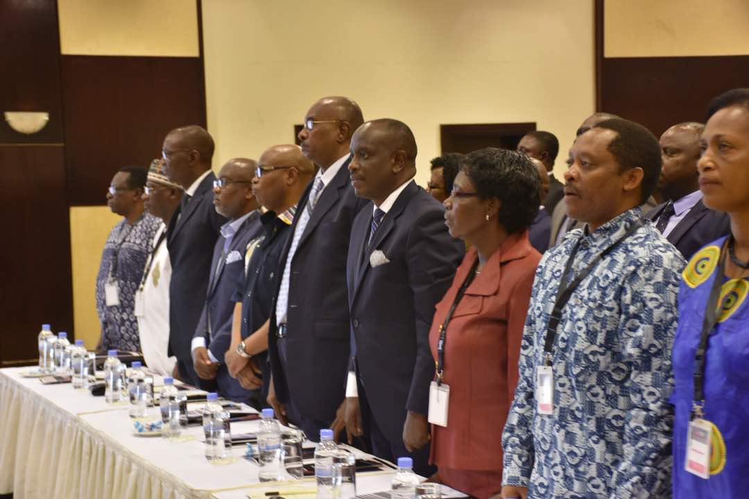 pamrwanda's tweet image. The celebration of #ALD2018 kicks off @serenahotels by singing the #Rwanda National Anthem and AU Anthem. The guest of honor is Hon. @FKaboneka 

#ALD2018 #PAMWeek