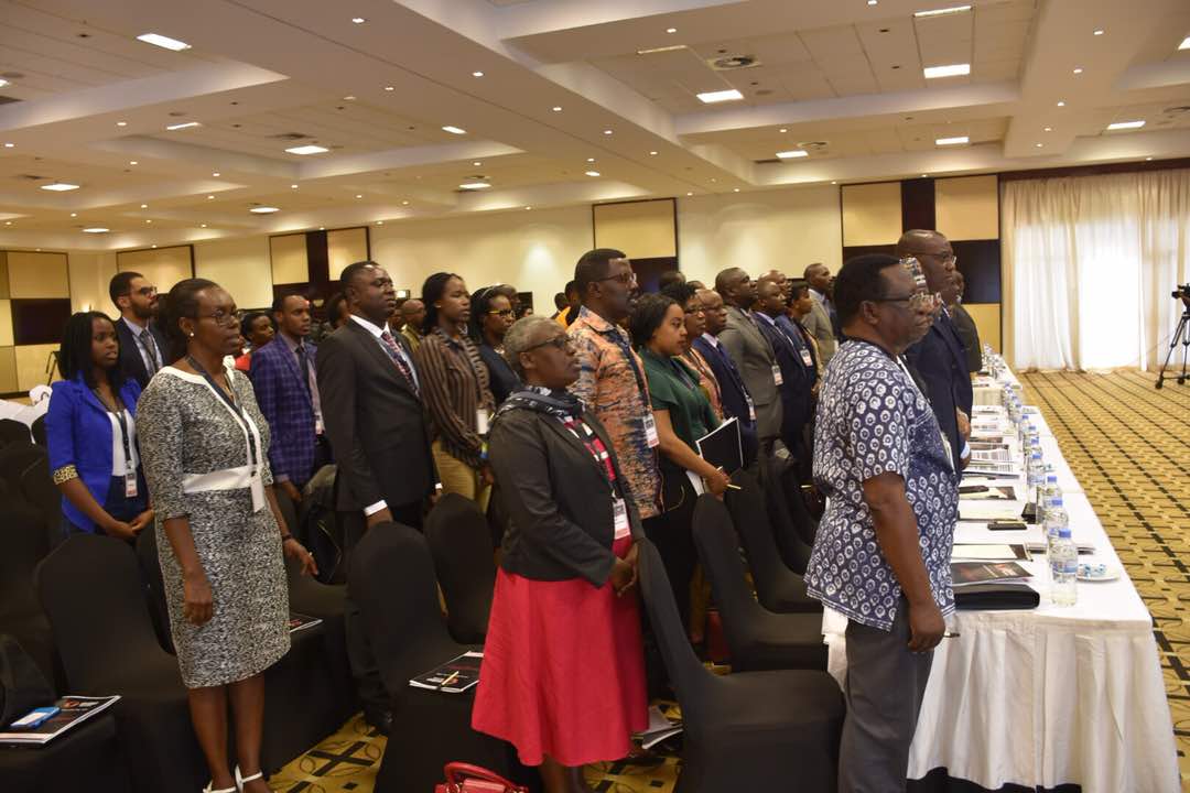 pamrwanda's tweet image. The celebration of #ALD2018 kicks off @serenahotels by singing the #Rwanda National Anthem and AU Anthem. The guest of honor is Hon. @FKaboneka 

#ALD2018 #PAMWeek