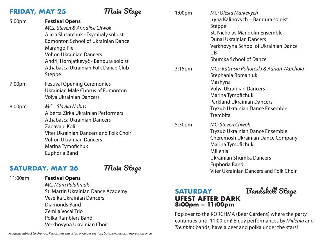 UFestyeg's tweet photo. TODAY IS THE DAY - and what a beauty of a day it will be! For festival schedule and everything you need to know visit https://t.co/aVuAlzAjyO. See you tonight beginning at 5pm! #ufestyeg https://t.co/c9MD0ceYCL