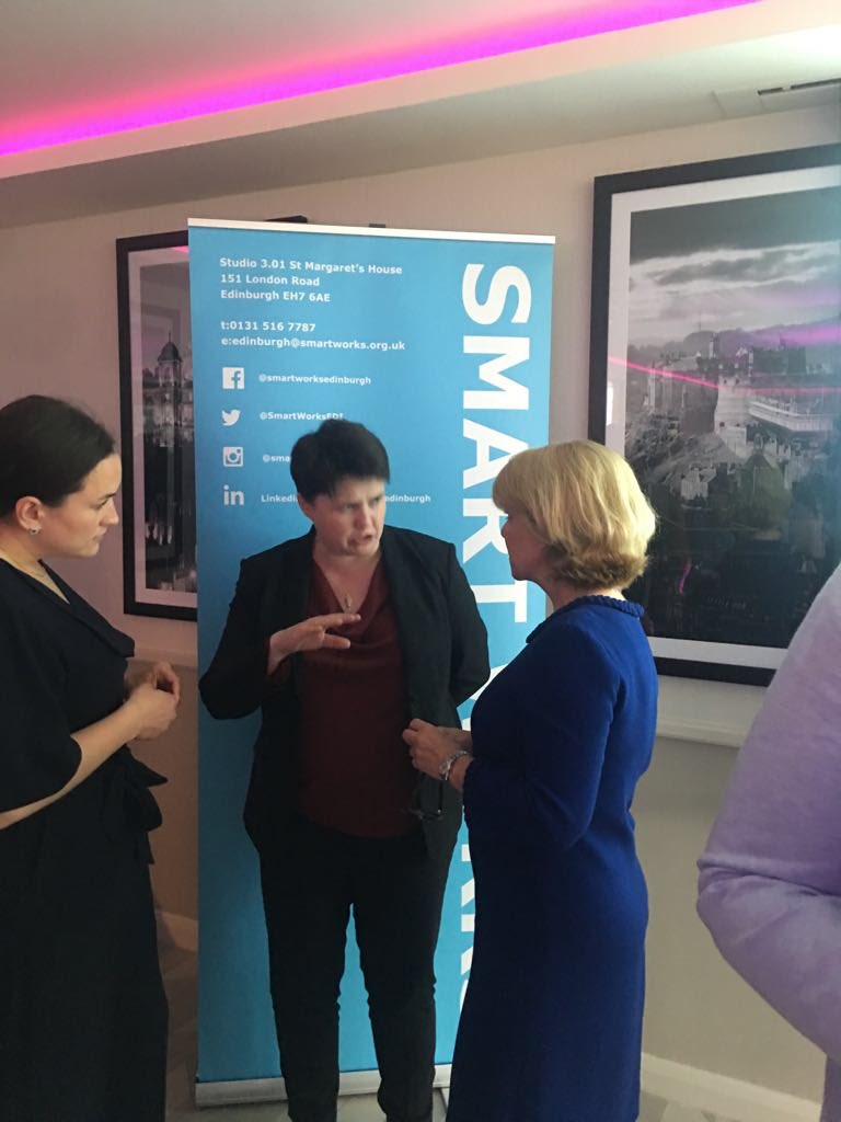 w2wScotland's tweet photo. So proud of our evening with brilliant charity @SmartWorksEDI - evening spent celebrating women in business &amp; public life #AskHerToStand https://t.co/c3DoZszFbP
