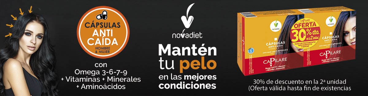 novatuits's tweet photo. Disfruta de esta gran #Promoción, con el Pack #Capilare llévate la 2ª unidad de #Capilare con un 30 % de descuento https://t.co/RVHEph4ge5