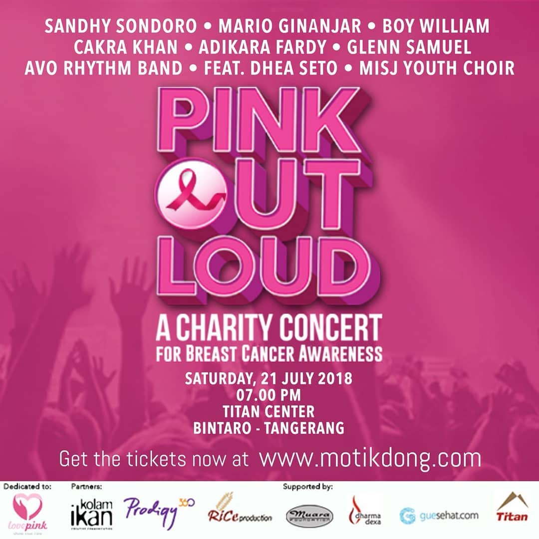 💗
MUSIC SPEAKS LOUDER THAN WORDS

Let us do our best to save more women from advanced breast cancer.

Your struggle is our battle;
no one fights alone.

#lovepinkindonesia #breastcancerawareness #pinkoutloud #charity