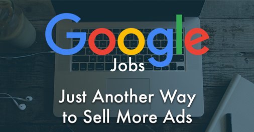 CareerJSM's tweet photo. ICYMI Google for Jobs has now launched in Canada. Read CareerJSM CEO @jeffrey_doucet's "Google Jobs - Just Another Way to Sell More Ads" here: https://t.co/LAaCYIRoM1 #JobHunt #jobsearch #HR https://t.co/mStF9Ttd4p
