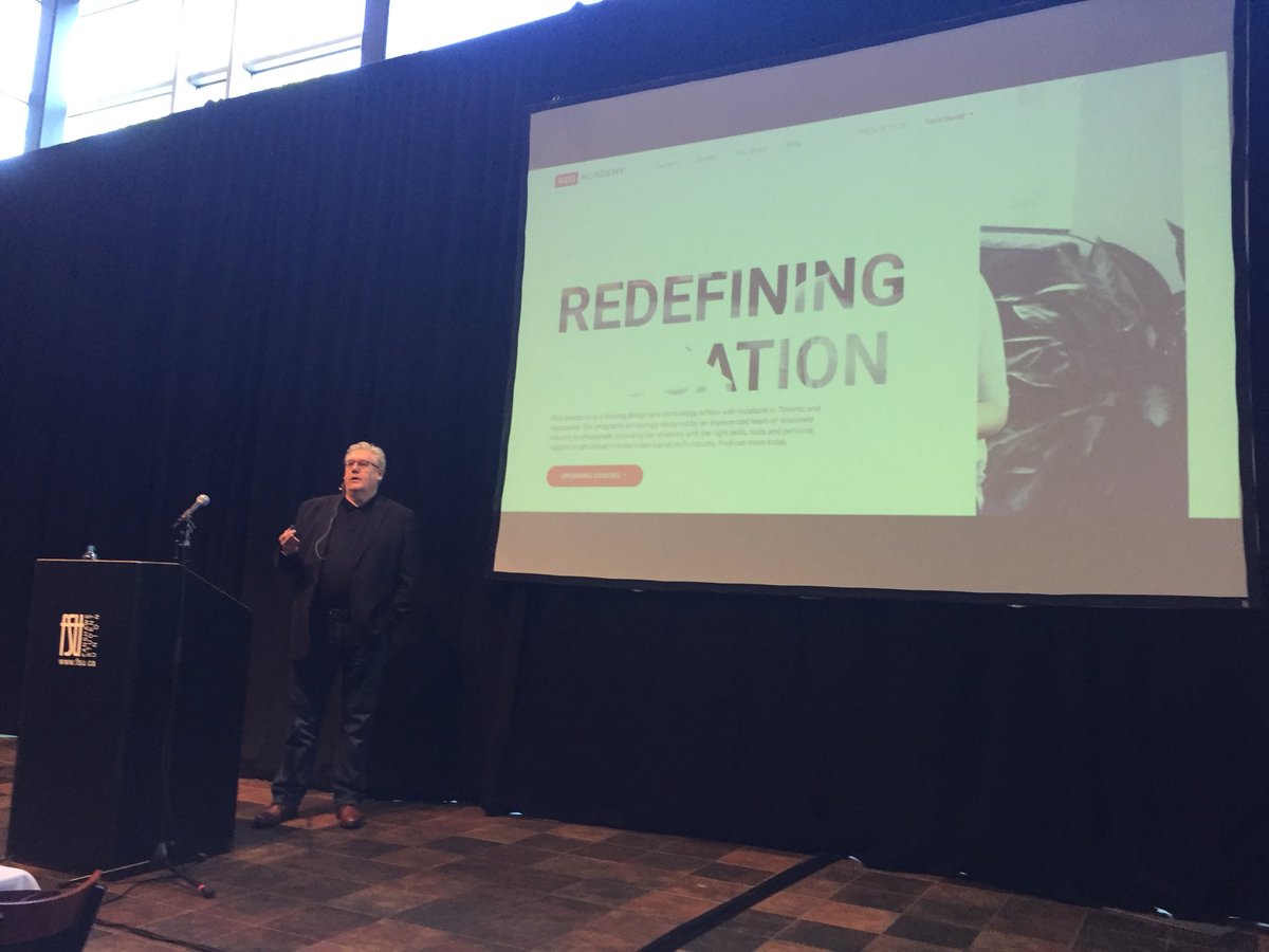 eCampusOntario's tweet photo. #AdvLearn2018: @eCampusOntario CEO Dr. David Porter (@dendroglyph) delivers Friday morning’s keynote at @advlearn. #Innovate #Invent #Inspire https://t.co/kQkmtQXfoW