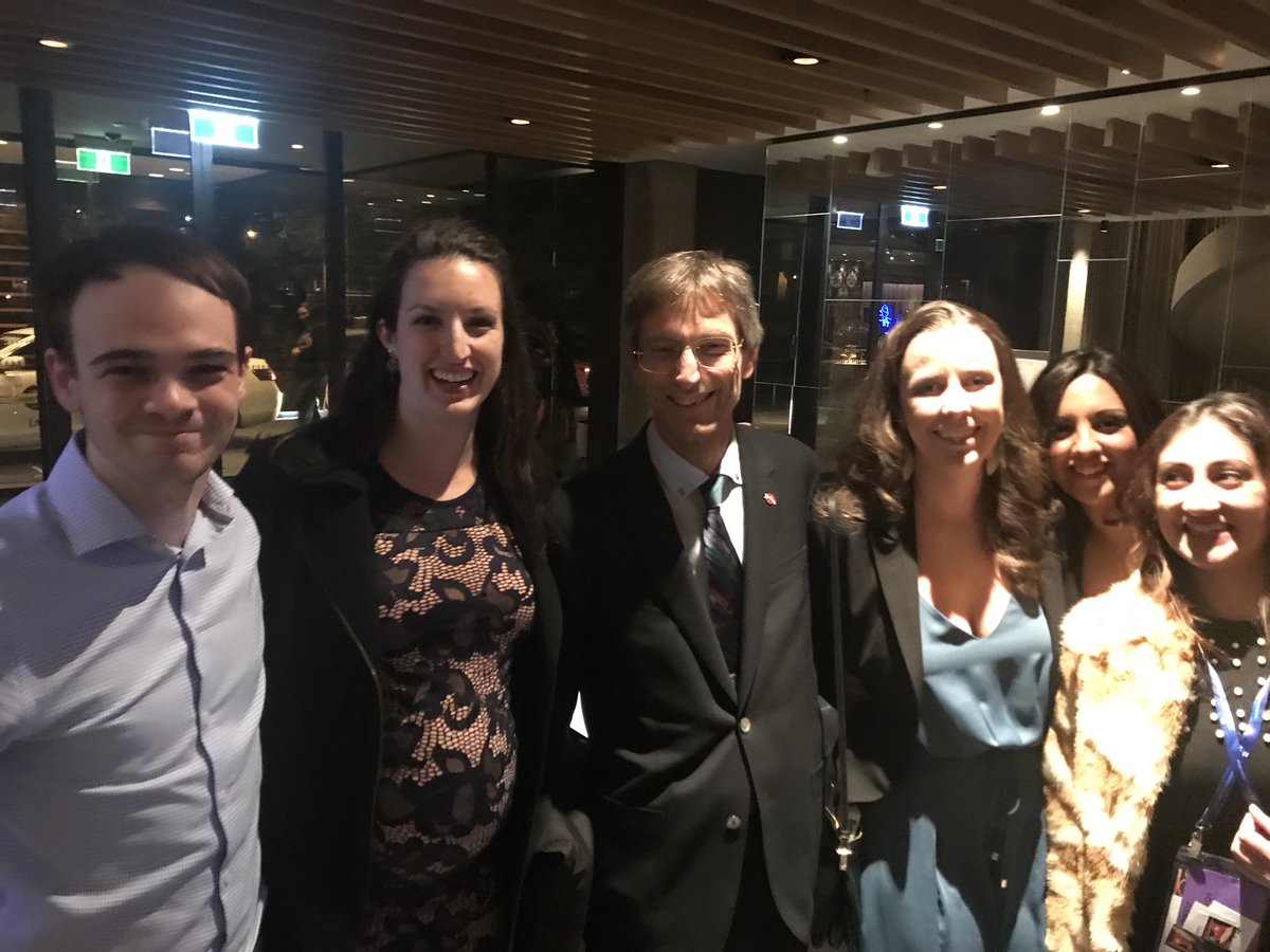 drtessak's tweet photo. An honour to hear from and meet @nuclearban Nobel laureate and true gentleman Professor Tilman Ruff at the #amanatcon #leadership development dinner. Ping @drruthmitchell - we missed you! https://t.co/JYcJS68ZZs