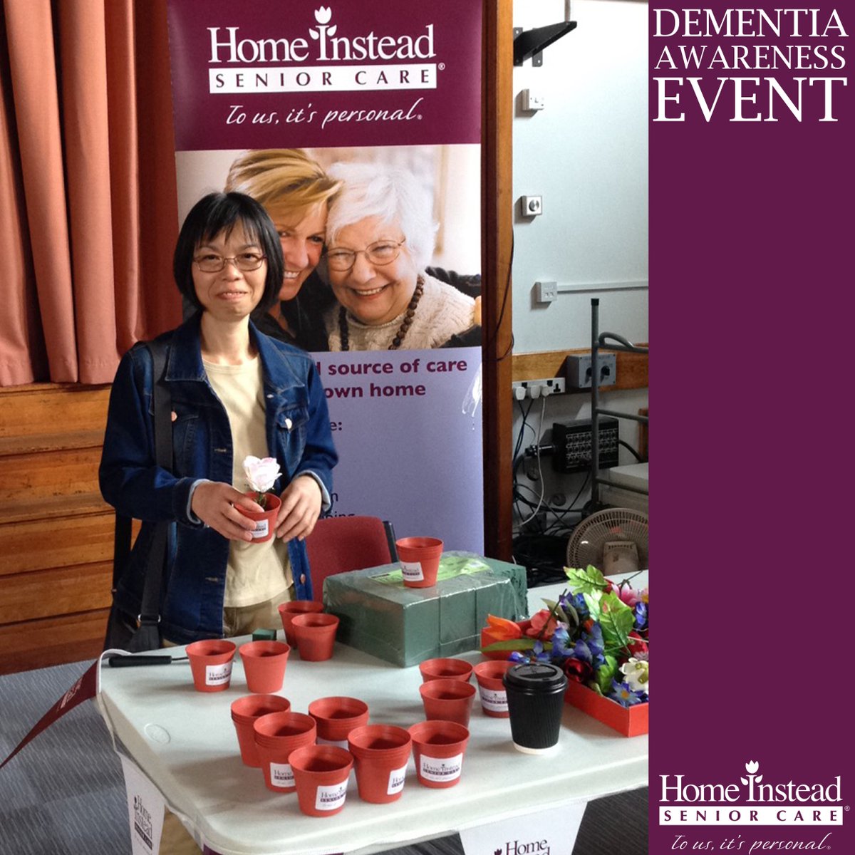 HISClpoolsouth's tweet photo. We had such a great day yesterday giving out freebies, selling cakes, and helping you create a flower pot to take away. (All the money raised went to the @BridgeCCentre) #instahealth #NHS #eventsinlvierpool #homeinsteadls #DementiaActionWeek2018 #dementiawarenessweek #bakesale https://t.co/0BfSag9zBA