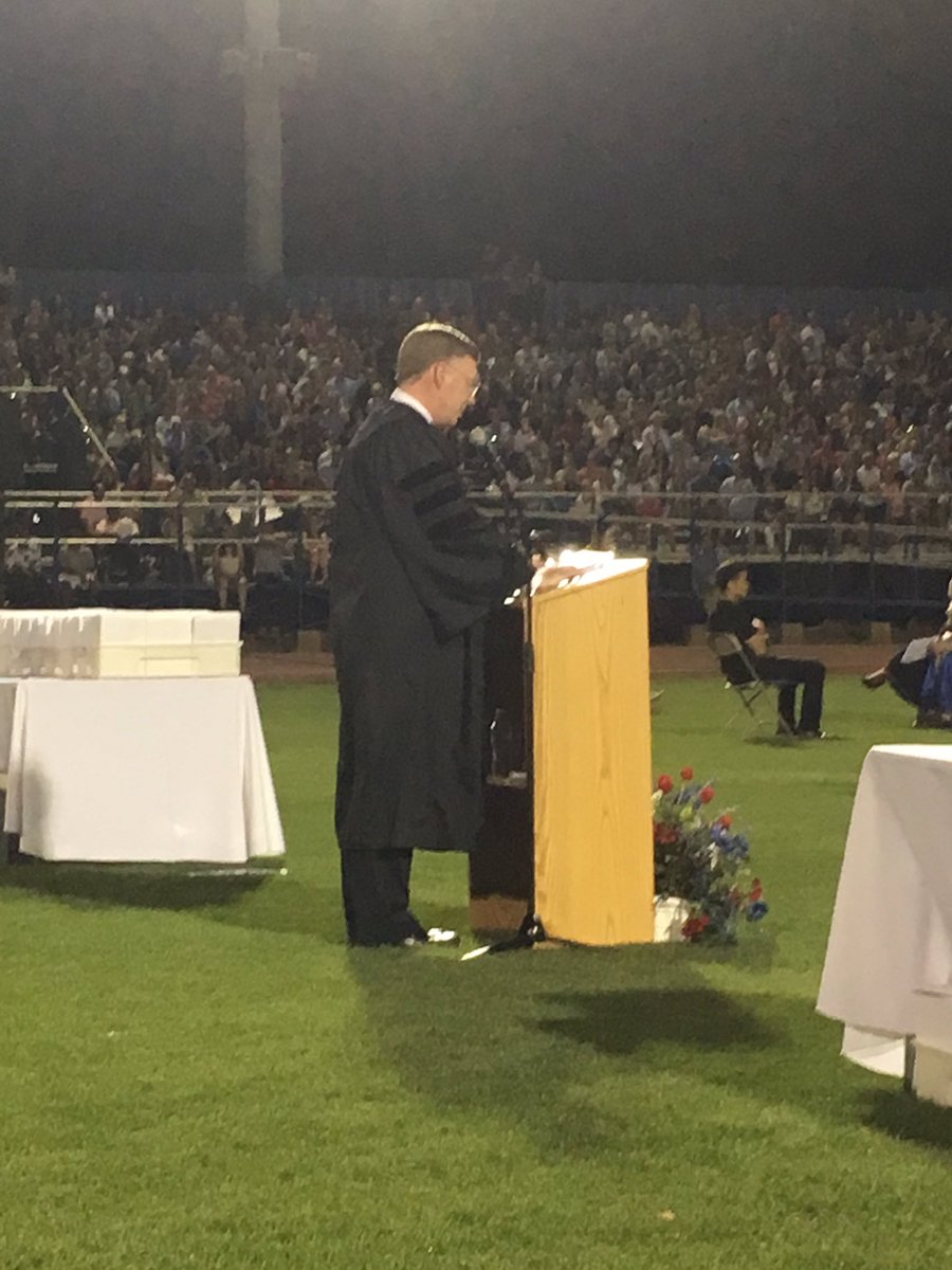 Shepherdjrhigh's tweet photo. A wonderful graduation ceremony! Congratulations to the Mountain View Class of 2018 and to Dr Cowan on his retirement. #CampusofChampions https://t.co/igmxnKQwGm