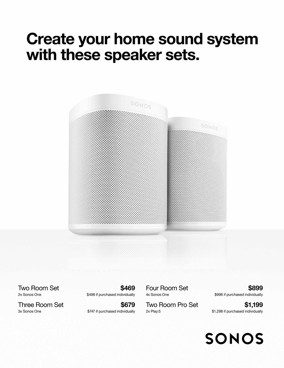 sonos sale 2018