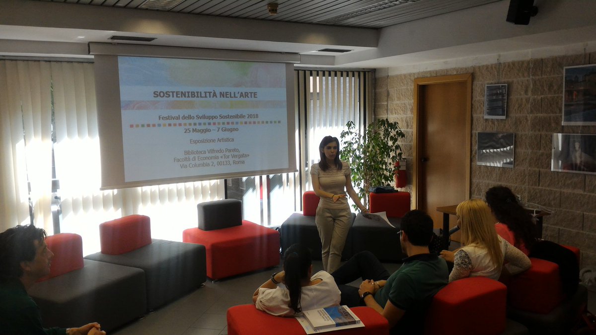 bibliopareto's tweet photo. #masterMaris
#festivalsvilupposostenibile
#salottoVilfredoPareto
@ASviSItalia
25.5.2018
Inaugurazione esposizione
Sostenibilità nell'arte
https://t.co/gWg3jjNH1Z
@EconTorVergata @unitorvergata @FondEconomiaTV https://t.co/WjT2NpLX4n