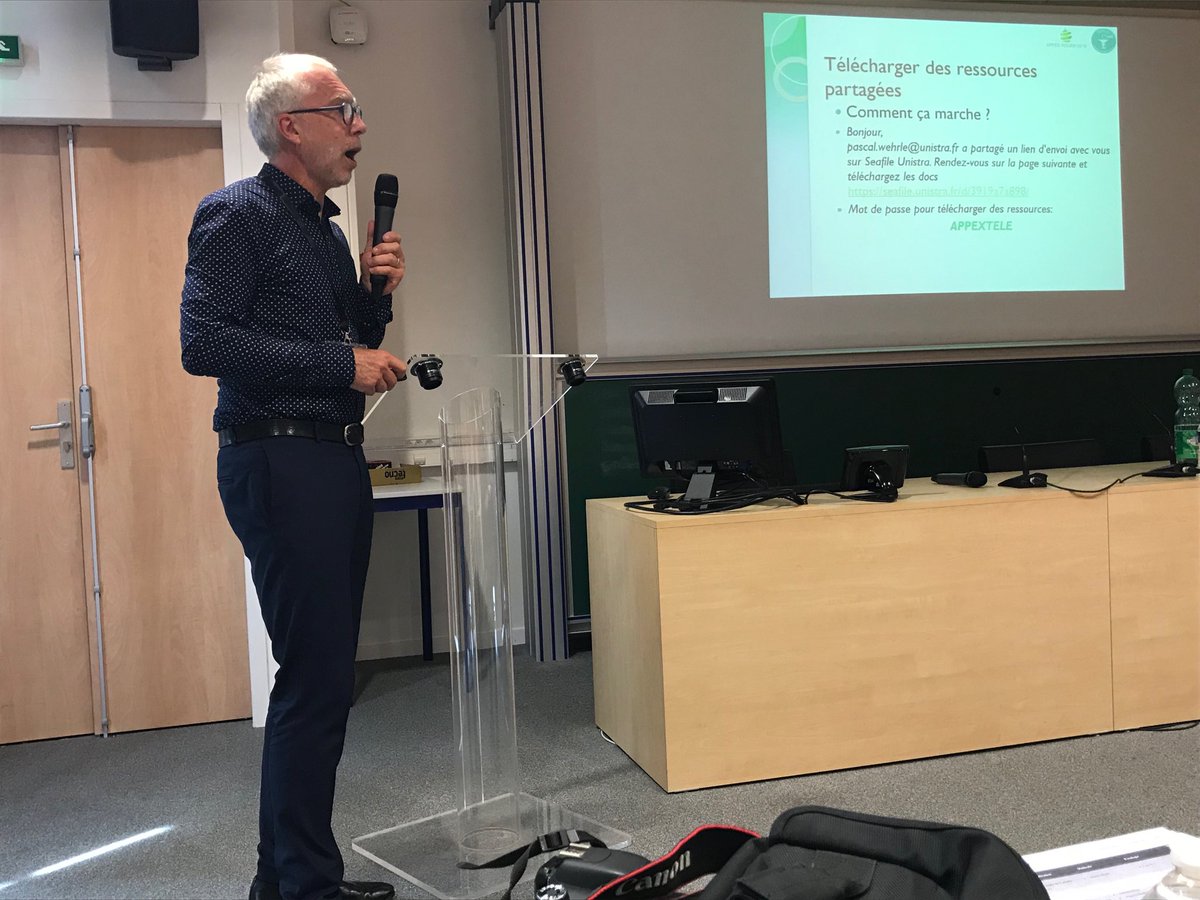 chosson76000's tweet image. #APPEX Assemblée générale 2018
Le président Pascal Wehrlé d’@unistra rappelle comment partager nos ressources pédagogiques avec de nombreux outils qu’il a mis en place 👏👏👏😊