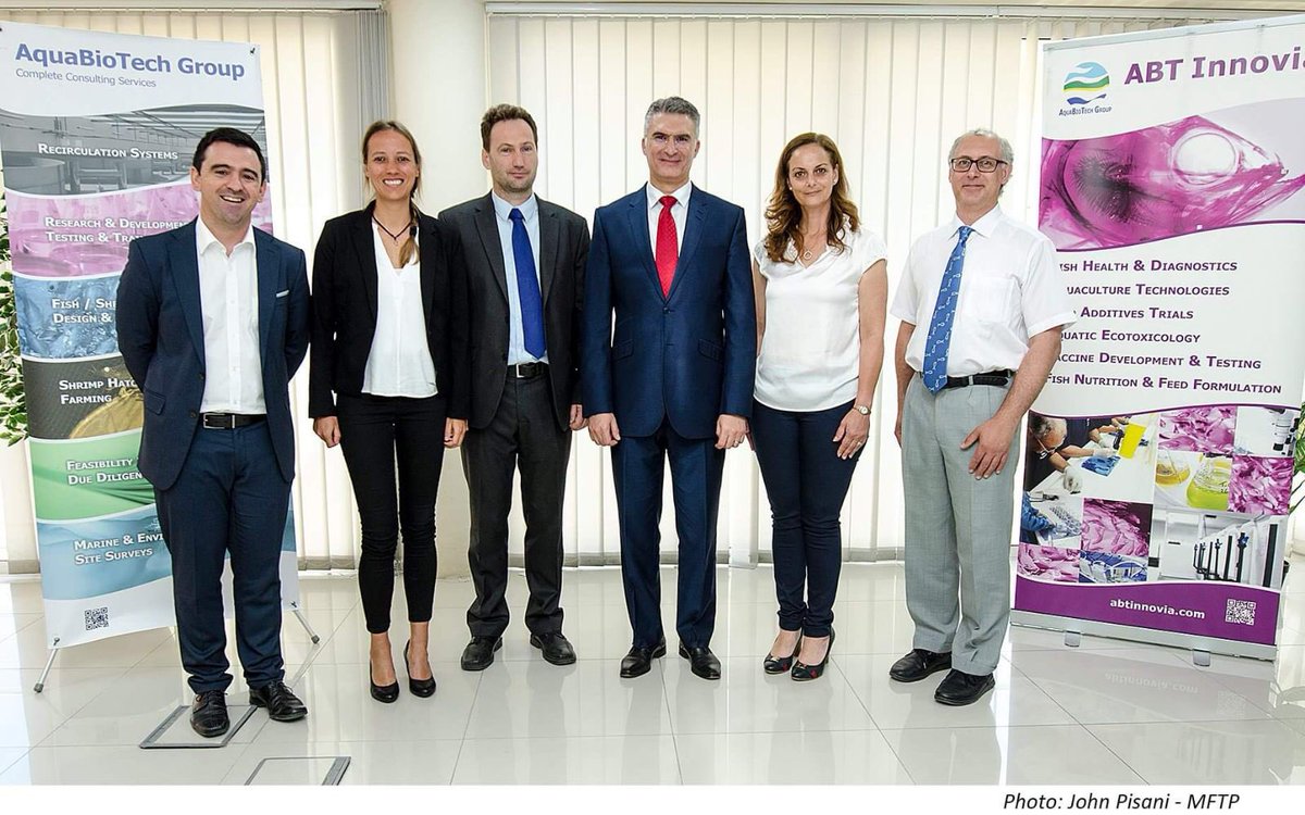AbelaCarmelo's tweet photo. Fascinating to learn more about #aquaculture during my #AfricaDay visit to @aquabt: #AquaBioTech's Africa projects help the continent’s dev. agenda/prove Malta-based comps are embracing biz opps with Africa, a @MaltaGov 'trade not aid' policy-vision. PR: https://t.co/zCtIiZAvGj https://t.co/4LrqxpbrR8