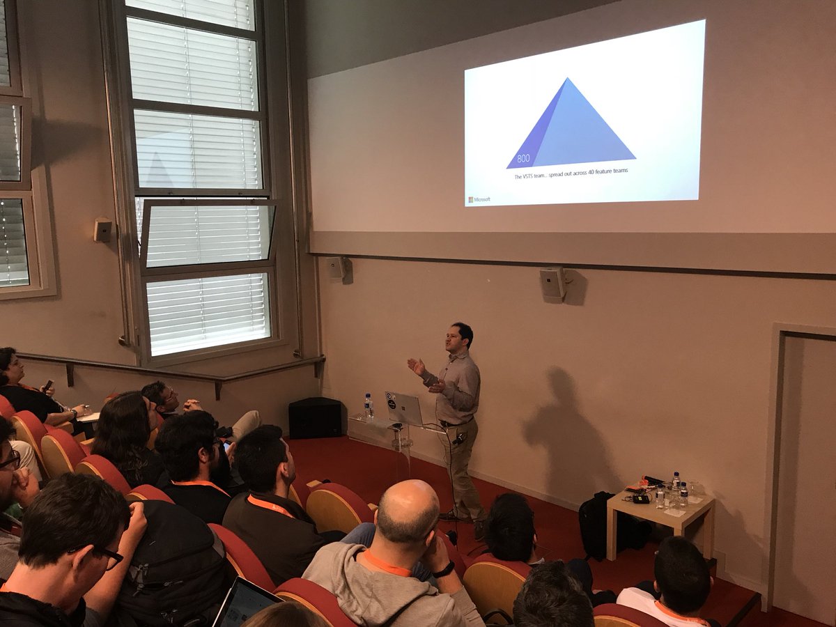 EdPiairo's tweet image. #devops and #Microsoft with Tiago Pascoal #agilept