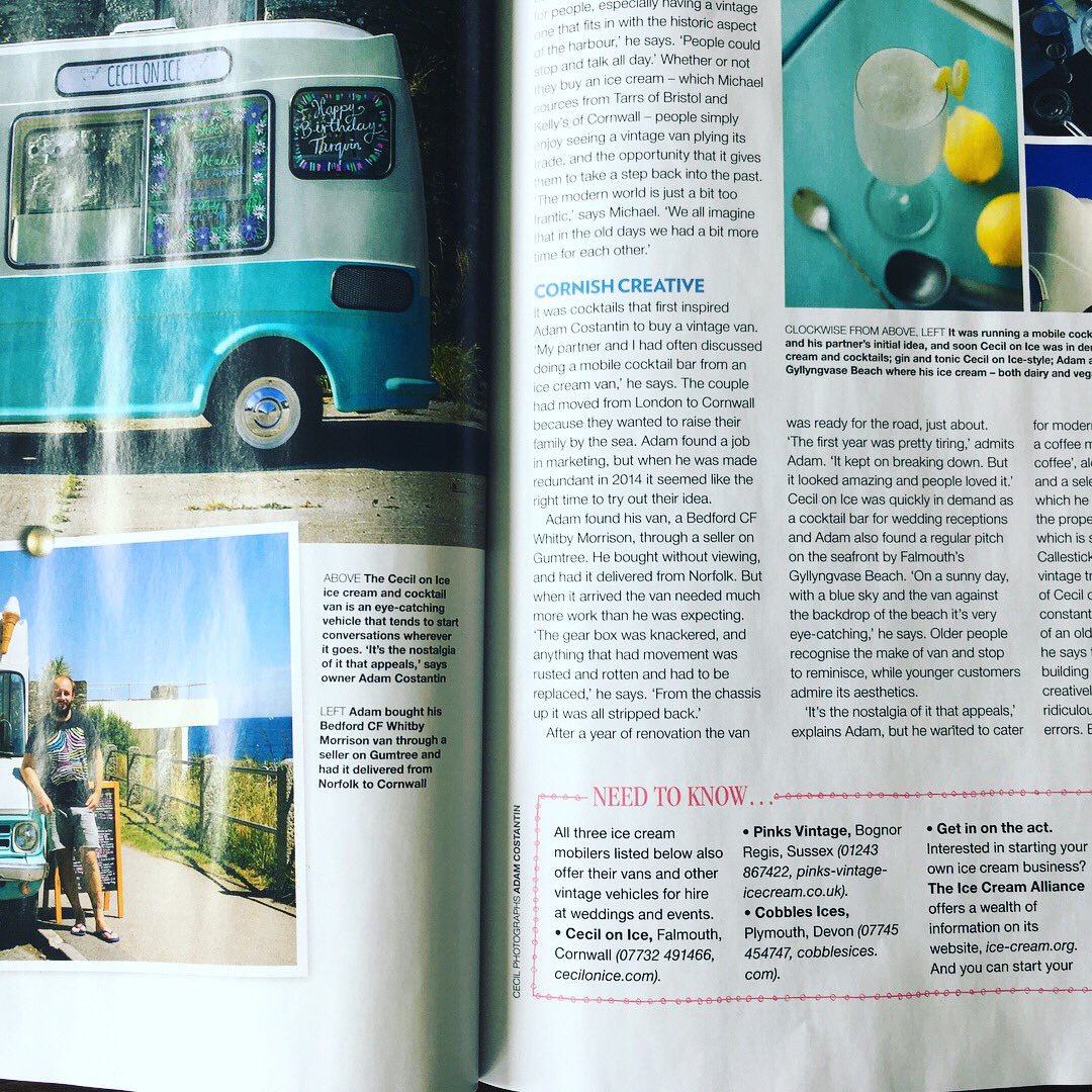 Alice Davis (@alice_writer) on Twitter photo It was such a delight writing about vintage ice-cream van businesses <a href="/cobblesices/">Cobbles Ices</a> <a href="/cecilonicevan/">Cecil On Ice</a> & <a href="/pinksvintageuk/">Pinks Vintage</a> for the July issue of <a href="/coastmag/">Coast Magazine UK</a> #coastalliving #vintageicecreamvans #seaside It was such a delight writing about vintage ice-cream van businesses <a href="/cobblesices/">Cobbles Ices</a> <a href="/cecilonicevan/">Cecil On Ice</a> & <a href="/pinksvintageuk/">Pinks Vintage</a> for the July issue of <a href="/coastmag/">Coast Magazine UK</a> #coastalliving #vintageicecreamvans #seaside