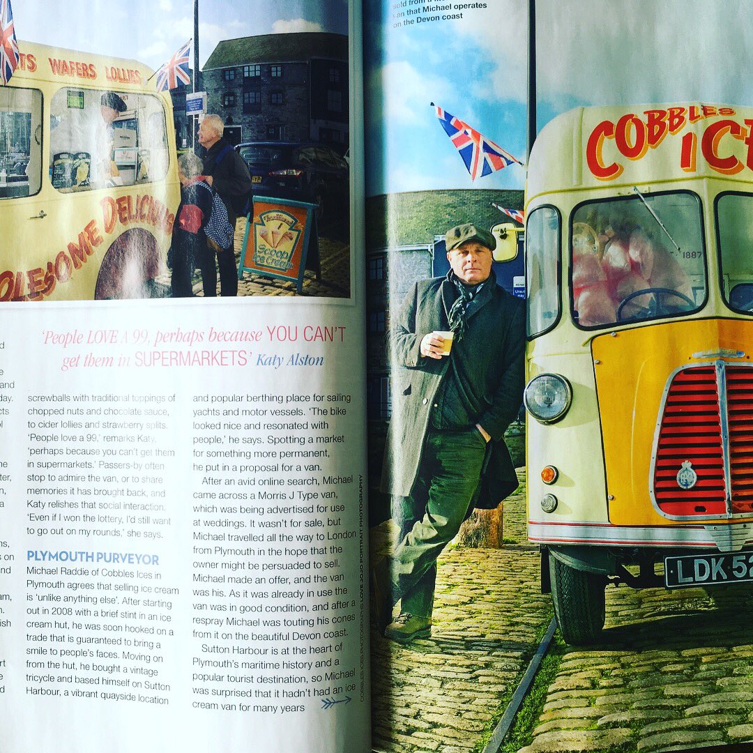 Alice_Writer's tweet photo. It was such a delight writing about  vintage ice-cream van businesses @cobblesices @cecilonicevan &amp; @pinksvintageuk for the July issue of @coastmag #coastalliving #vintageicecreamvans #seaside https://t.co/4fhNGN86KN
