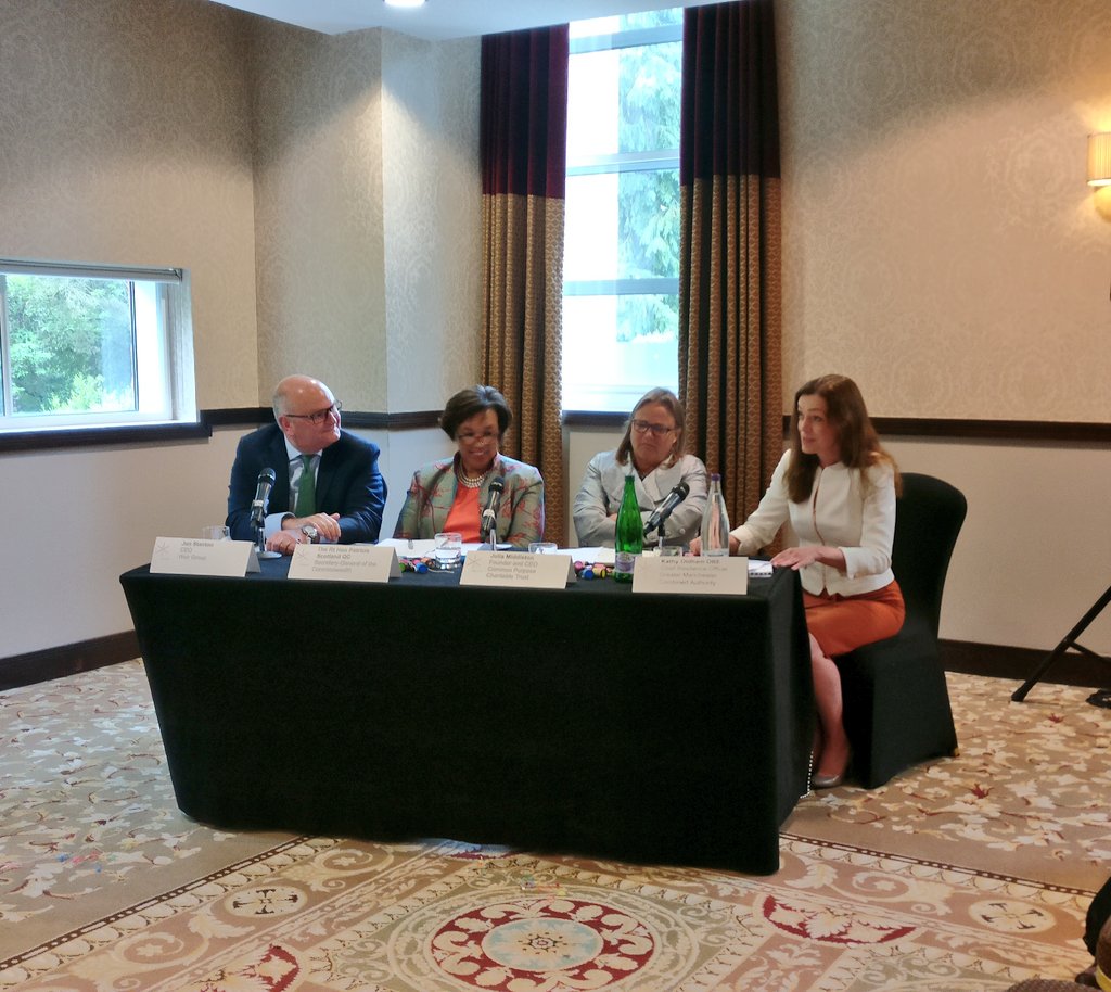 "#Resilience is all about getting multiple benefits from a single idea."
Huge thanks to our panellists @PScotlandCSG <a href="/ResilientGM/">Resilient Greater Manchester</a> <a href="/JuliaMiddleton/">Julia Middleton</a> and Jon Stanton for being here and for all their support.