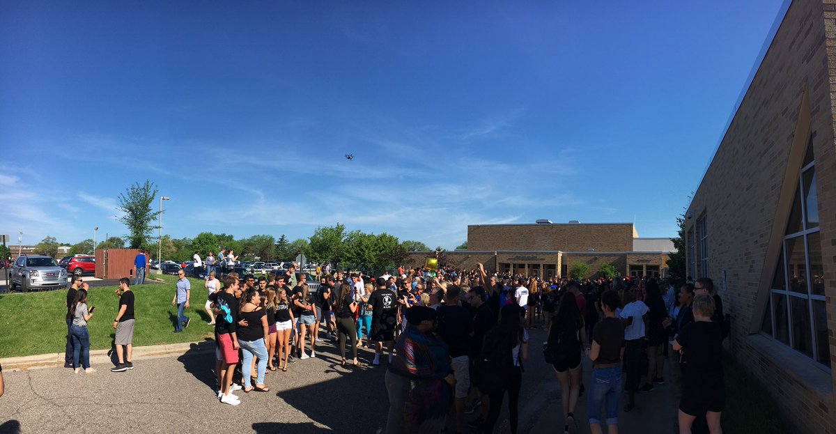 Raider Class of 2018 bids NFHS a tearful and joy-filled farewell at their Senior Fanfare! #Raiderpride