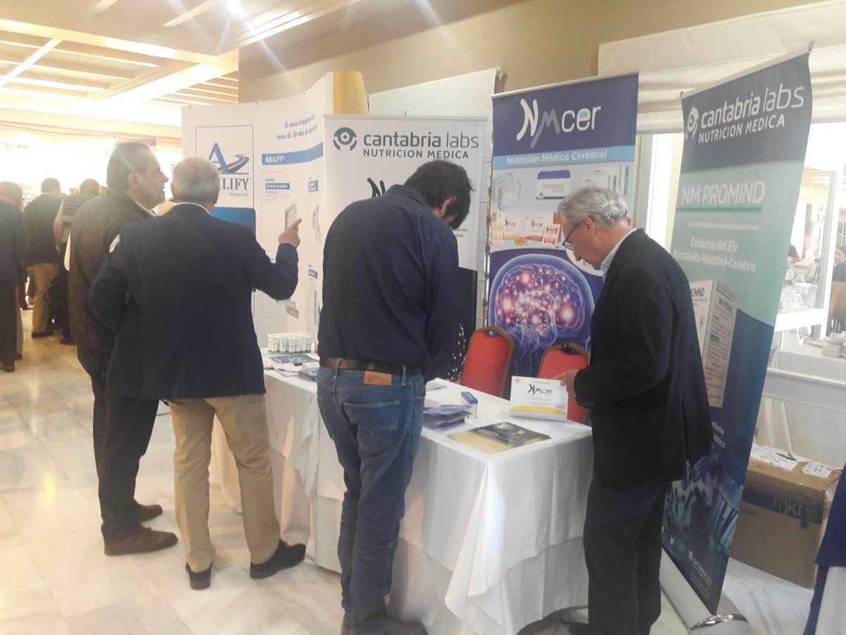 CantabriaLabsNM's tweet photo. Publicamos las fotos del stand de Nutrición Médica en el XI Congreso Nacional #ASEPP de Jerez. ¡Siempre al pie del cañón! #ASEPP2018 #psiquiatria #cerebro https://t.co/oRfDvVid6Y
