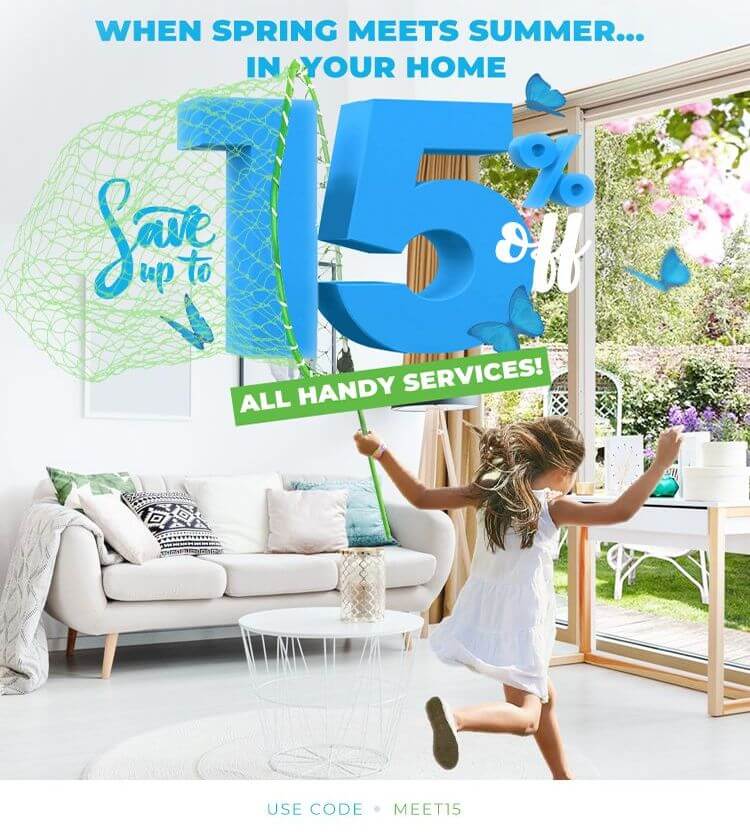 The #FridayFeeling is taking over #Londoners! 🇬🇧☺️The upcoming #BankHolidayWeekend is a #magical time to be celebrated, especially when the #spring meets #summer..and that happens in your #new #London #home! 🏡💚 Save up £££ when booking #homeservices with our #handyteam! 🌞